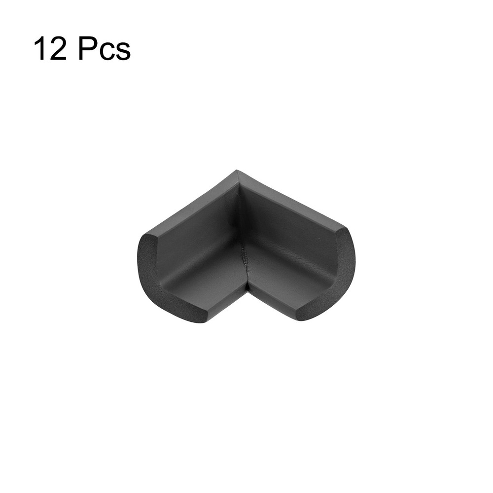 Corner Guards Edge Protectors, 12Pack Foam Bumper Thicken, 55mm Black