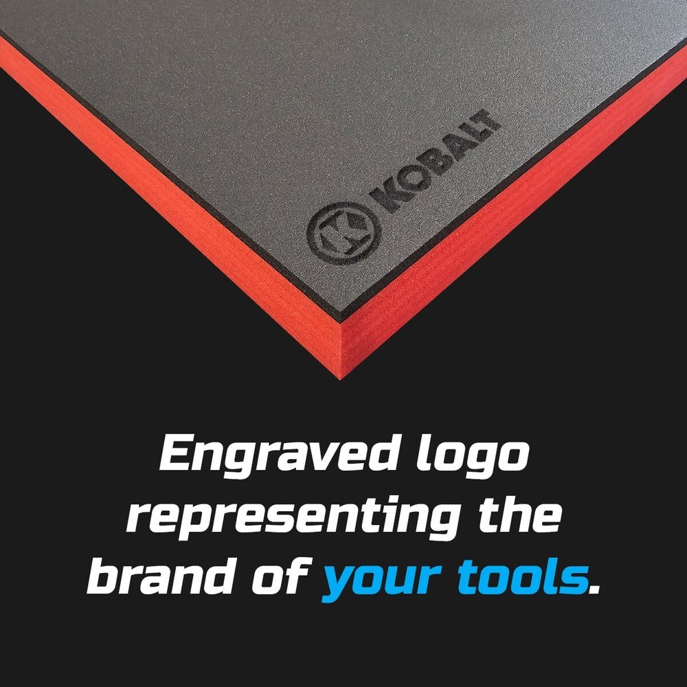 KOBALT shadow foam tool tray insert storage organizer toolbox tool kit set