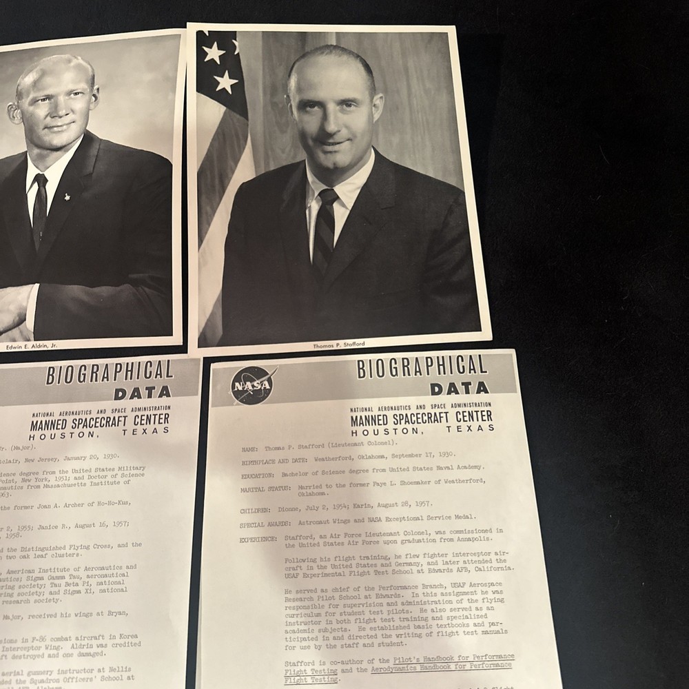 Gemini wasp astronaut’s biographical data Photos biography 1966 Nasa