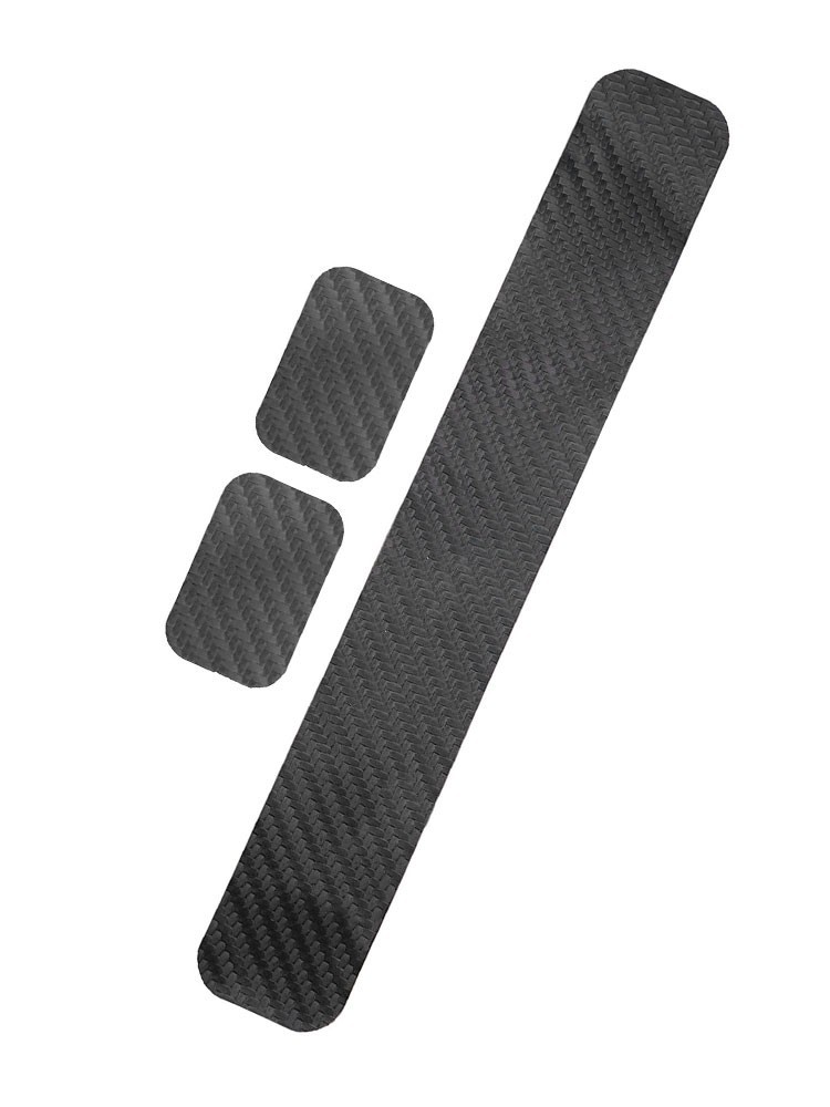 Rust Resistant Bicycle For Chainstay Frame Protector Carbon Fiber Texture