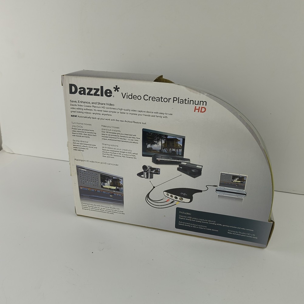 Dazzle Video Creator Platinum HD Includes Pinnacle Studio HD