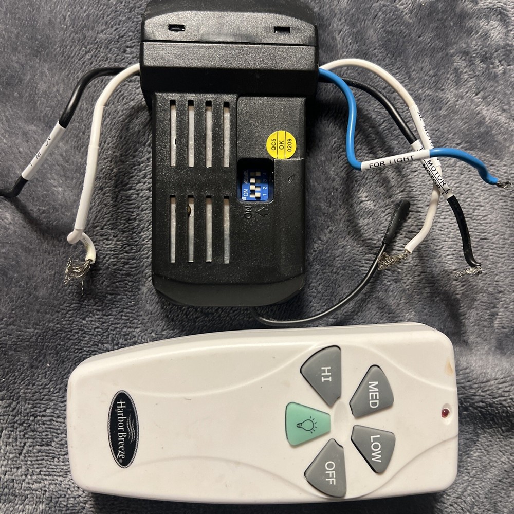 Harbor, breeze, ceiling, fan, remote, and control unit