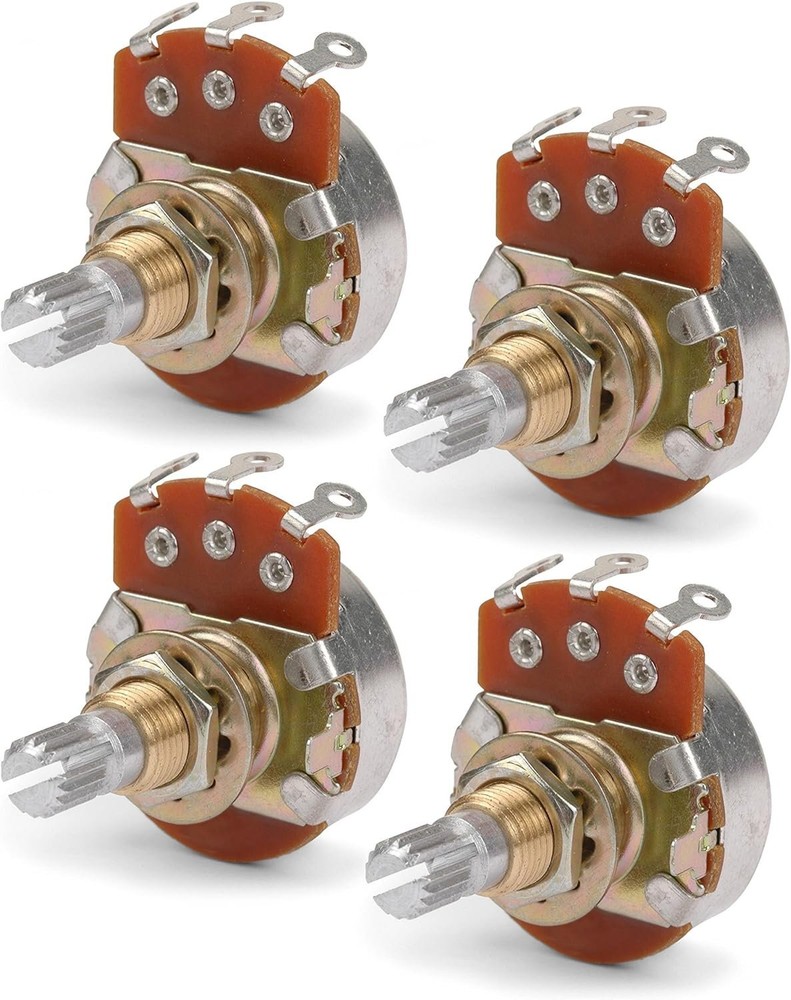 Alpha Control Pots for Electric Guitar, 1 meg-ohm - 4 Pack