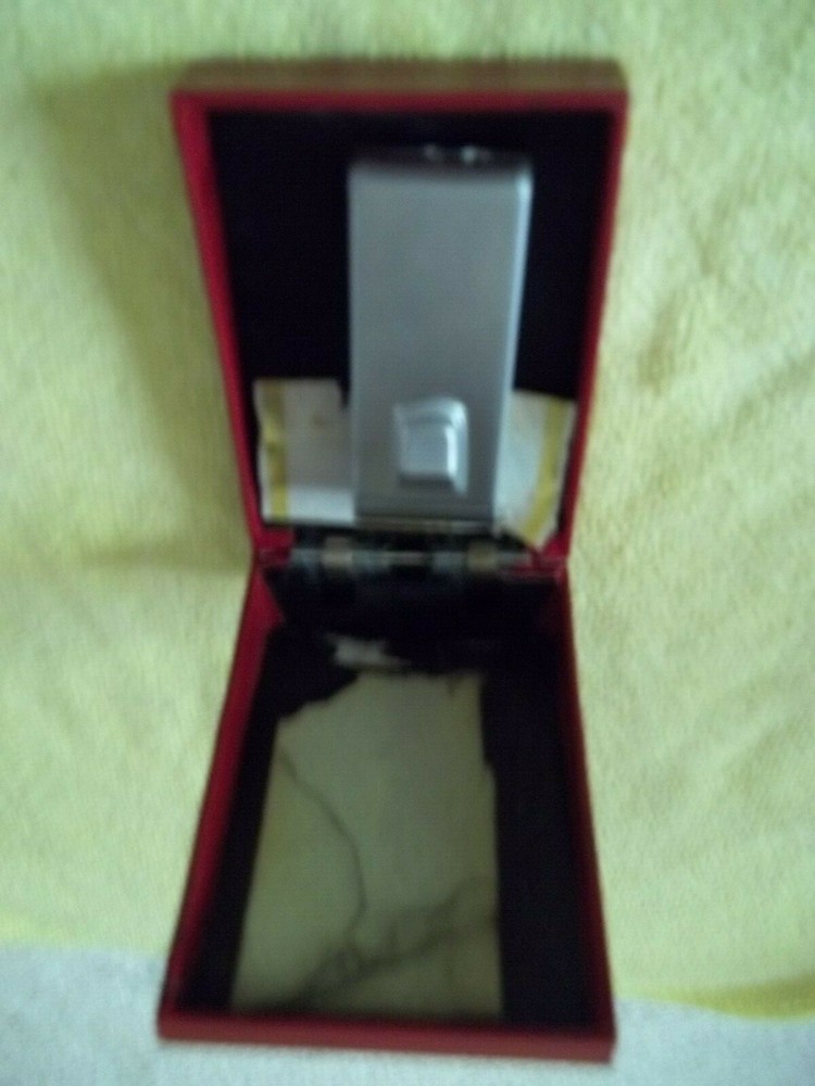 Troya Cigar lighter single jet flame silver