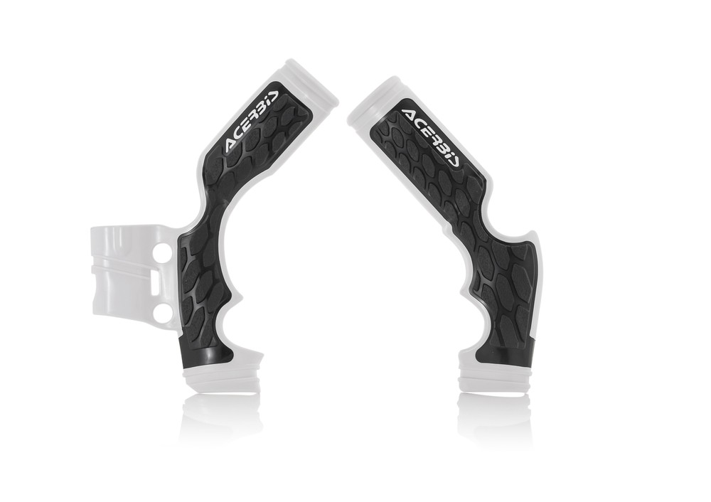 ACERBIS X GRIP FRAME GUARD WHITE/BLACK # 2688760001