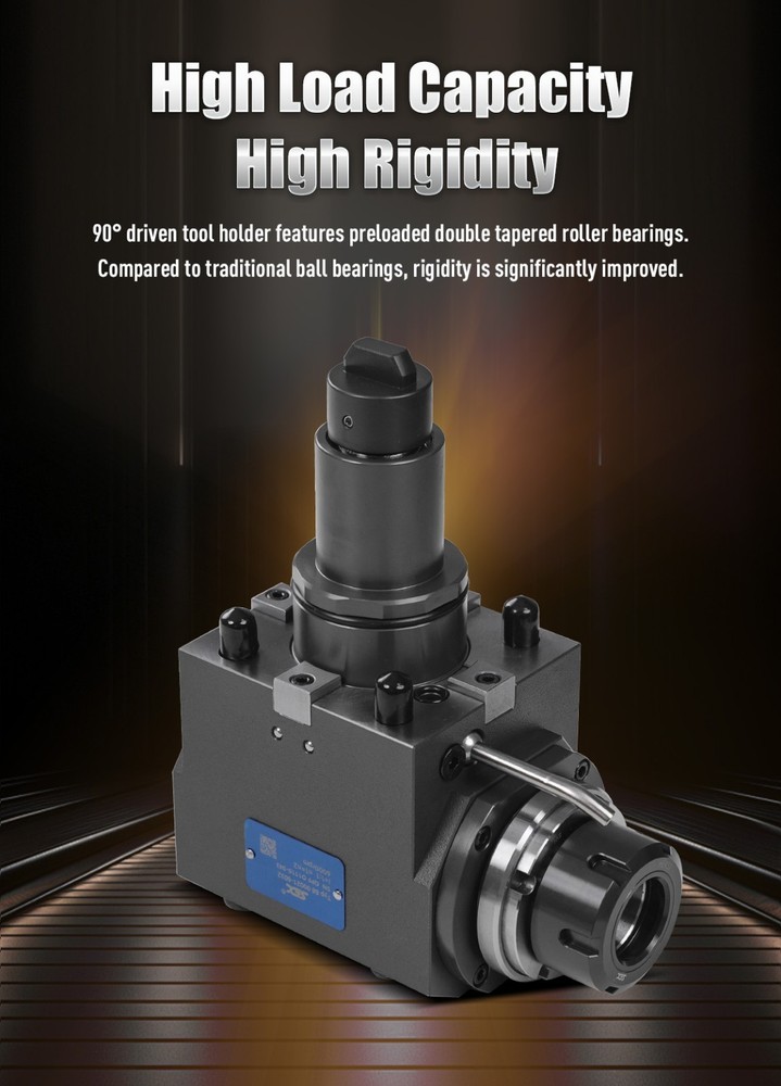 SFX BMT55 90° Live Tool Holder BMT Driven Live Tool Block External