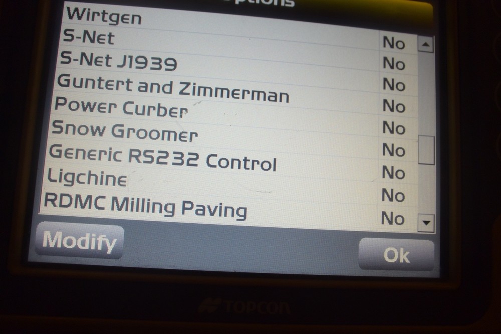 Topcon SmartGrade Control Panel Model GX-55 WITH OPTIONS #041