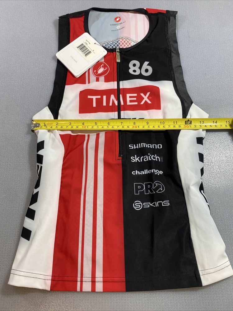 Castelli free timex tri triathlon top Medium M (8697-2)