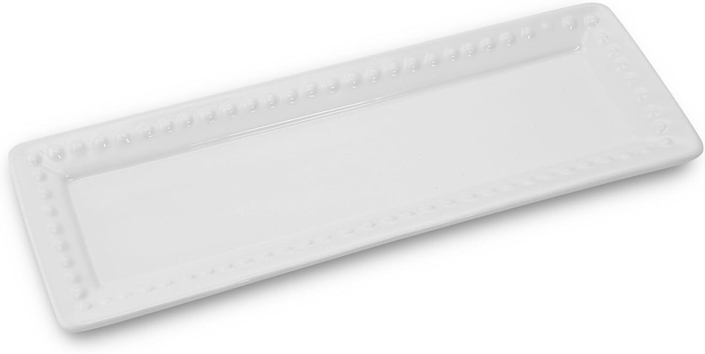 KOVOT SET OF 3 RECTANGULAR CERAMIC SERVING PLATTERS