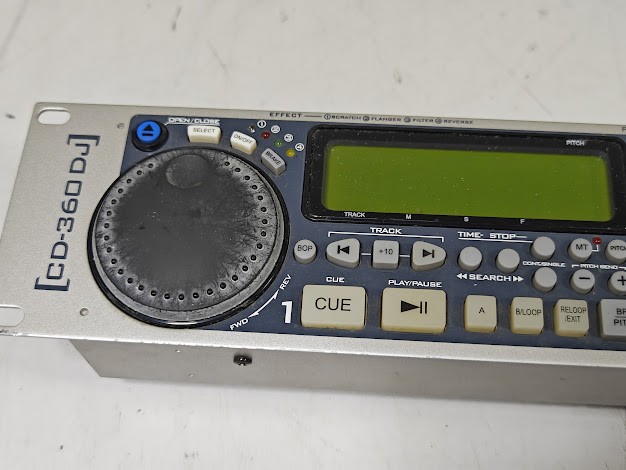 CD-360 DJ CD Player - Untested, Used, No Accessories