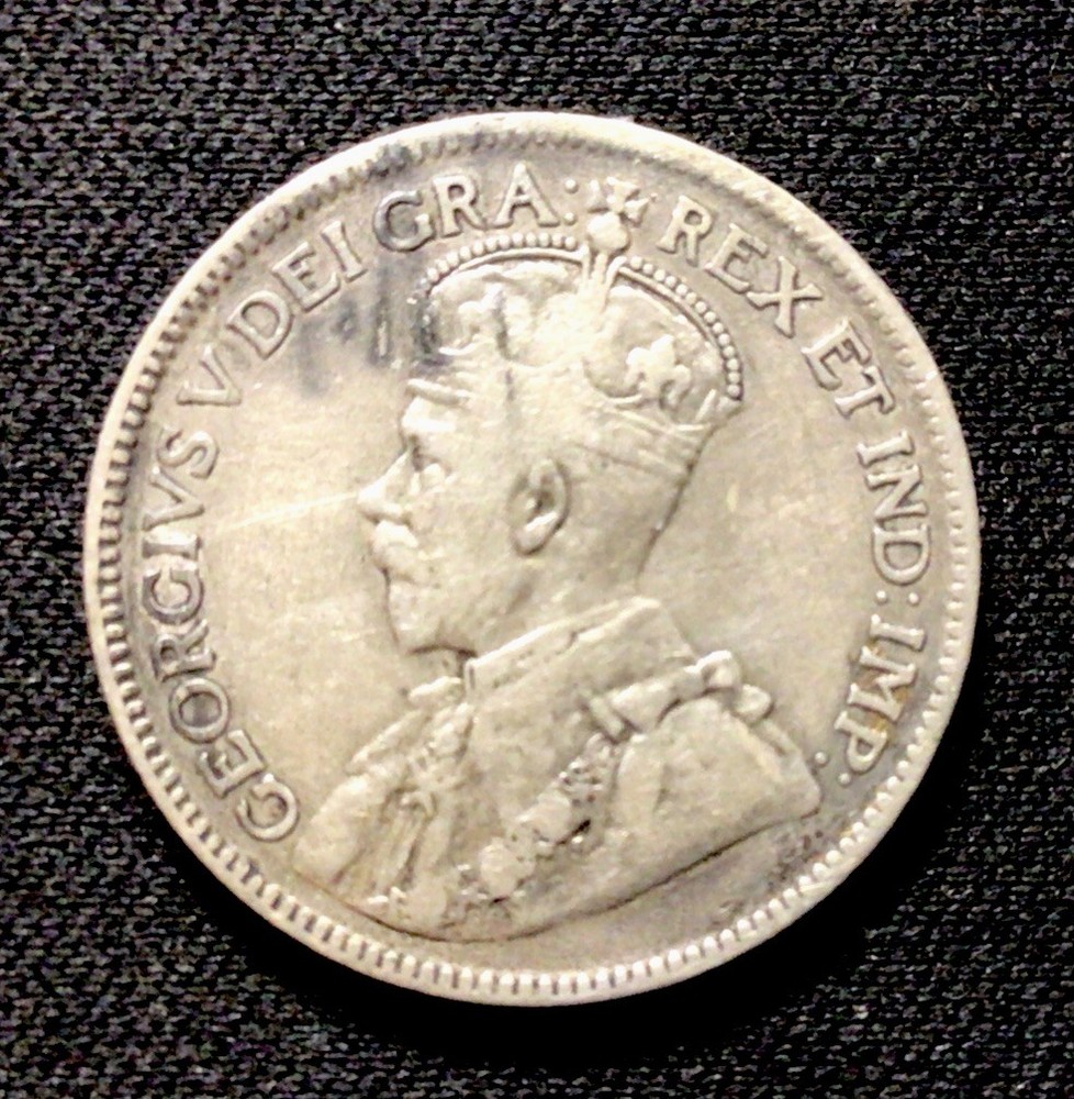 1917 Canada Silver 25 Cents! Nice Definition! ENN Coins