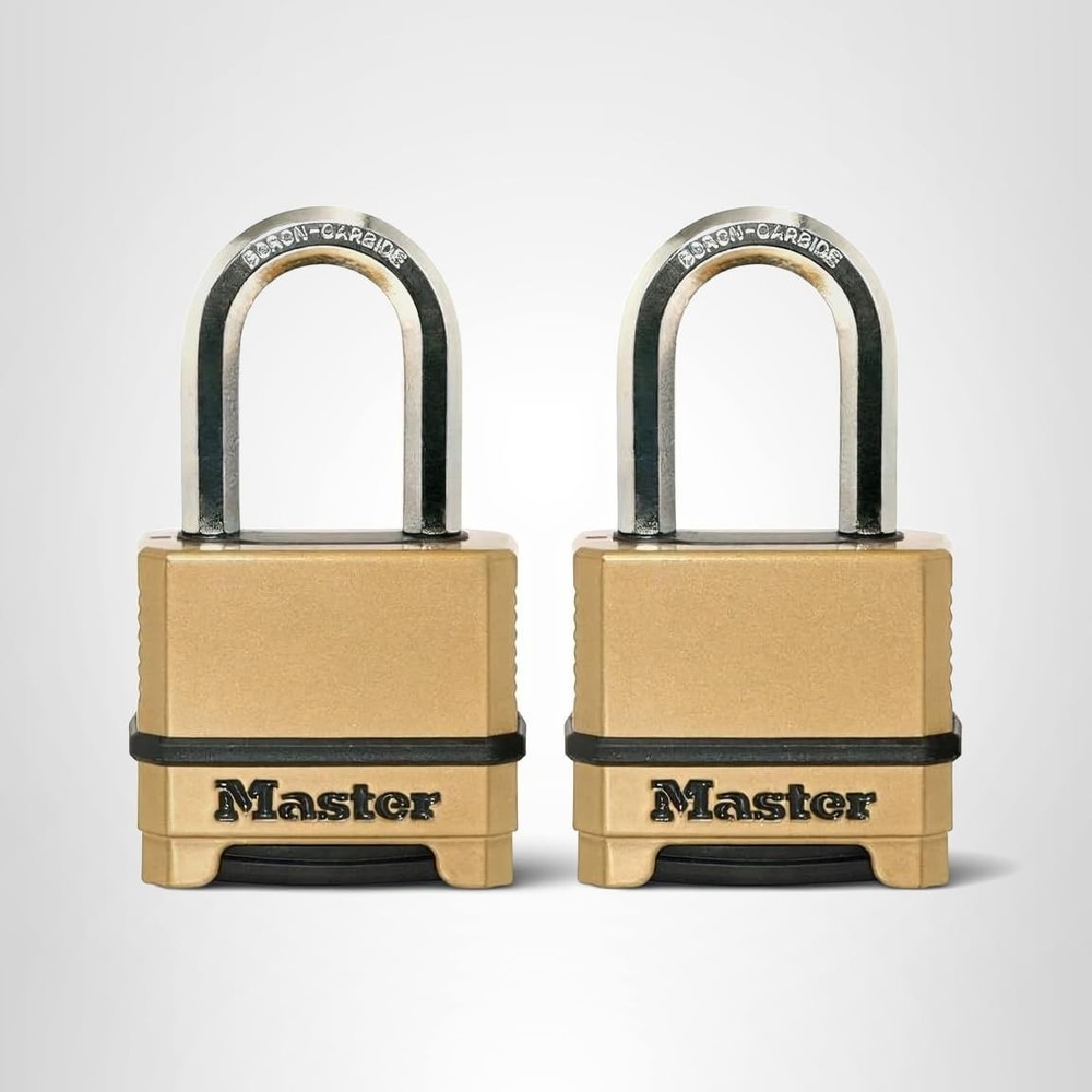 Candado Exterior Combinación Resistente Clima 2 Pack