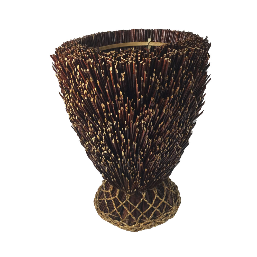 Handmade Wooden Vase Container Branches Sticks 13 in
