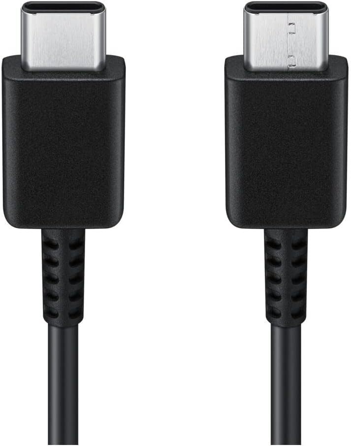 3ft/1M USB Type-C to Type-C Fast Charging Cable Data Sync Black NEW
