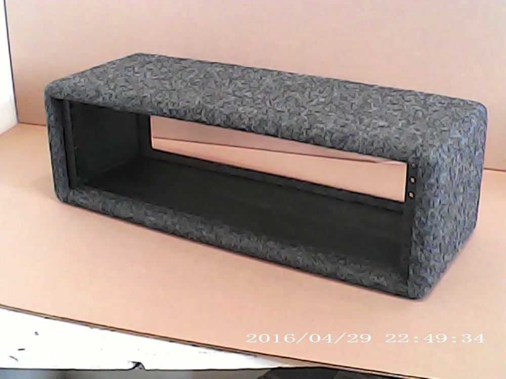 Pearson 3 space simple rack Grey.... super short, only 6" deep !