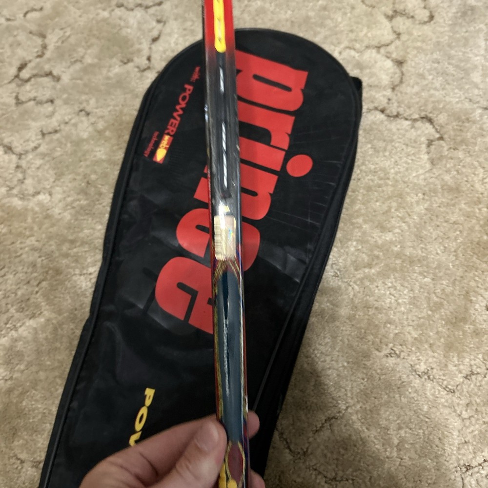Genuine Prince Power Ring Pro Titanium Mesh Graphite Squash Racket *Needs Grip*