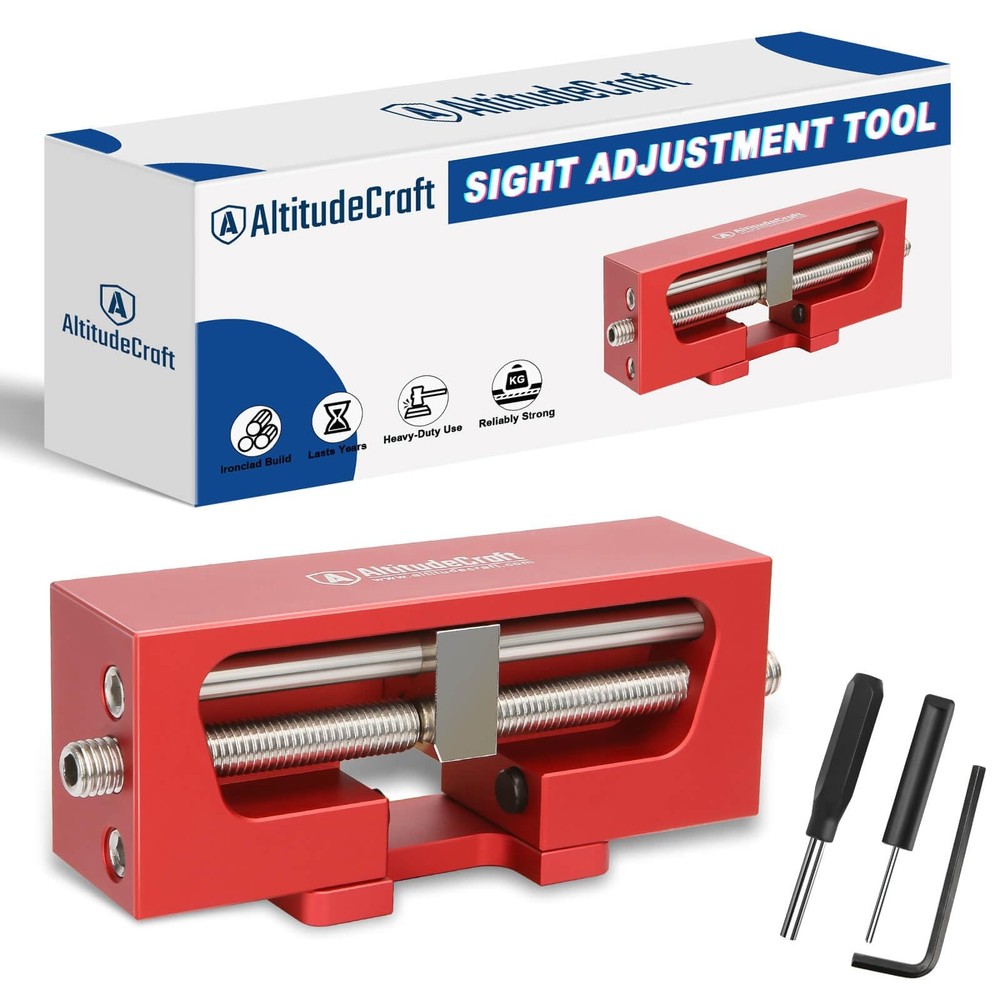 AltitudeCraft Sight Pusher Tool, Precision Front and Rear Red