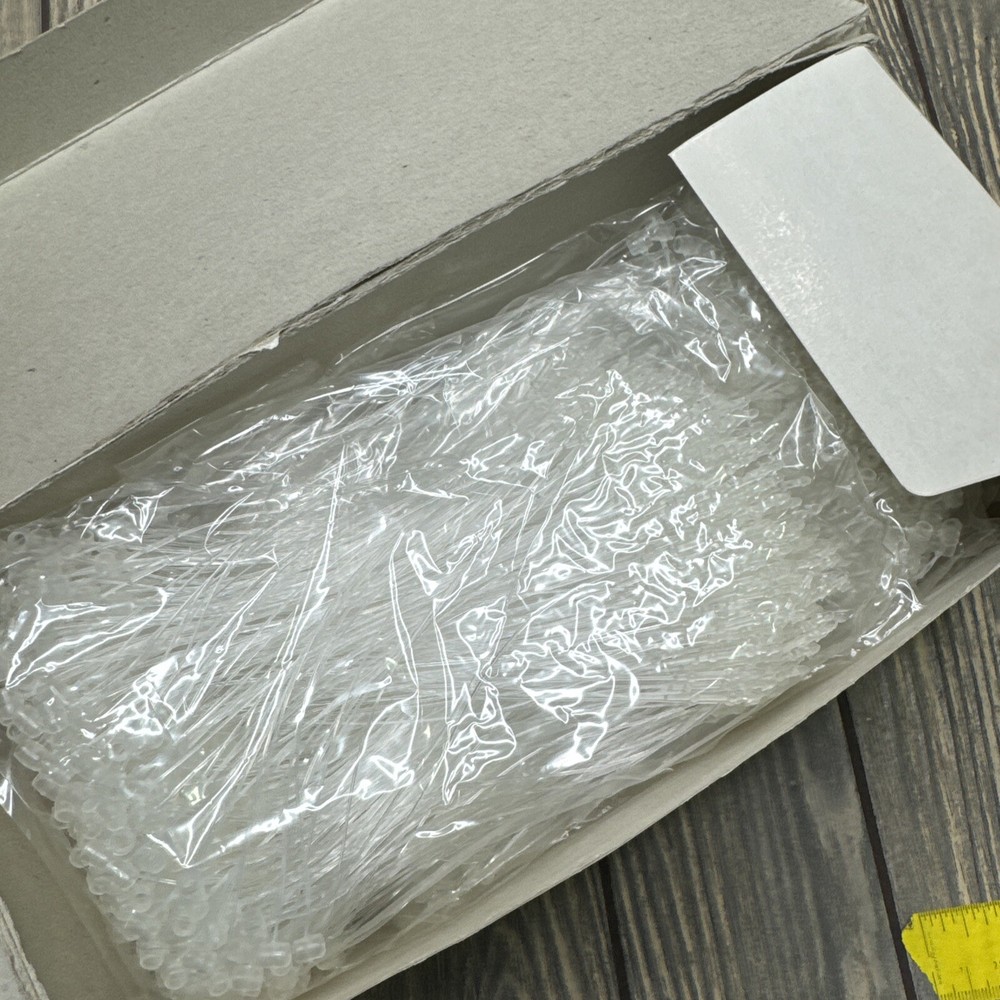 Amram Loop Lock Fasteners 3" 5000 Taggertron Open Box Clear