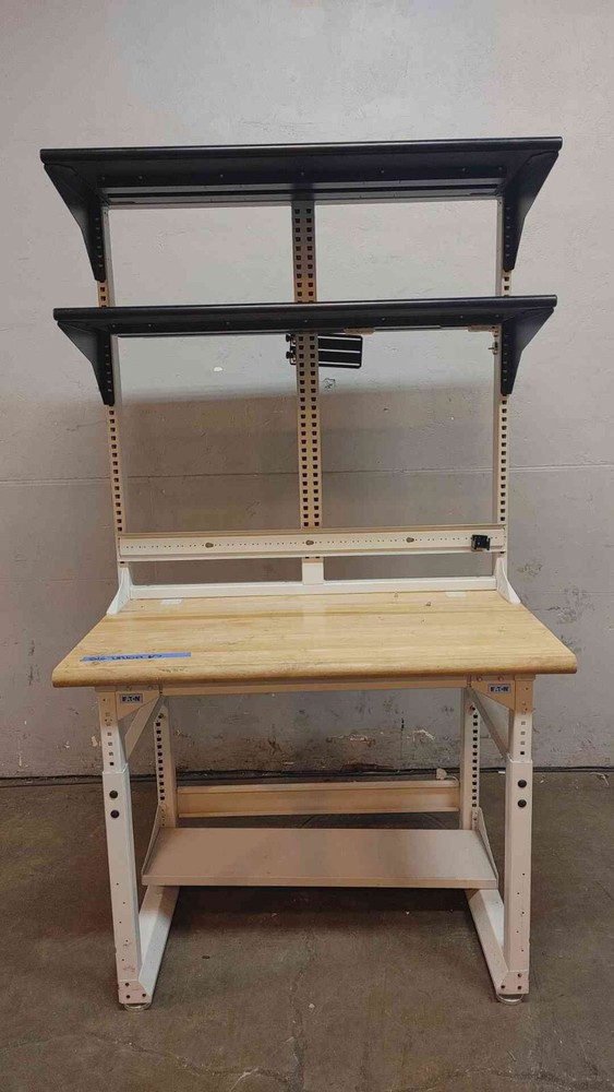 4' Standing Height Technical Desk with Reagent Shelves(103876)