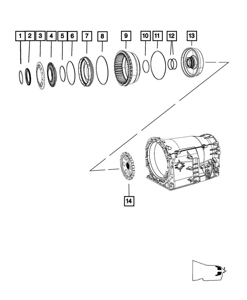 Genuine Mopar Transmission Seal 52108189AA