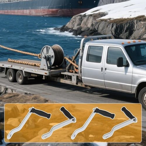 1Pcs Boat Trailer Winch Handle Comfortable Grip Crank Pulling Handlebar Lever