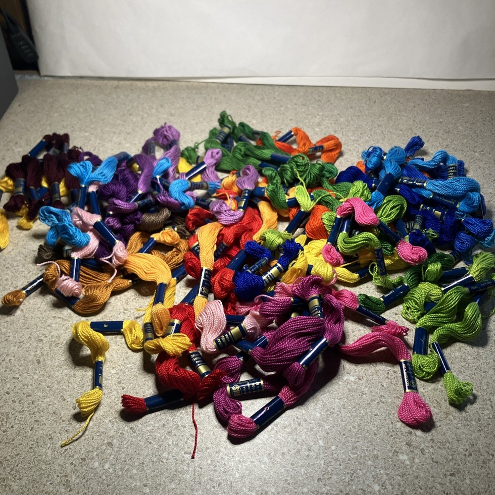 Lot 92 Skeins Vintage Iris craft thread