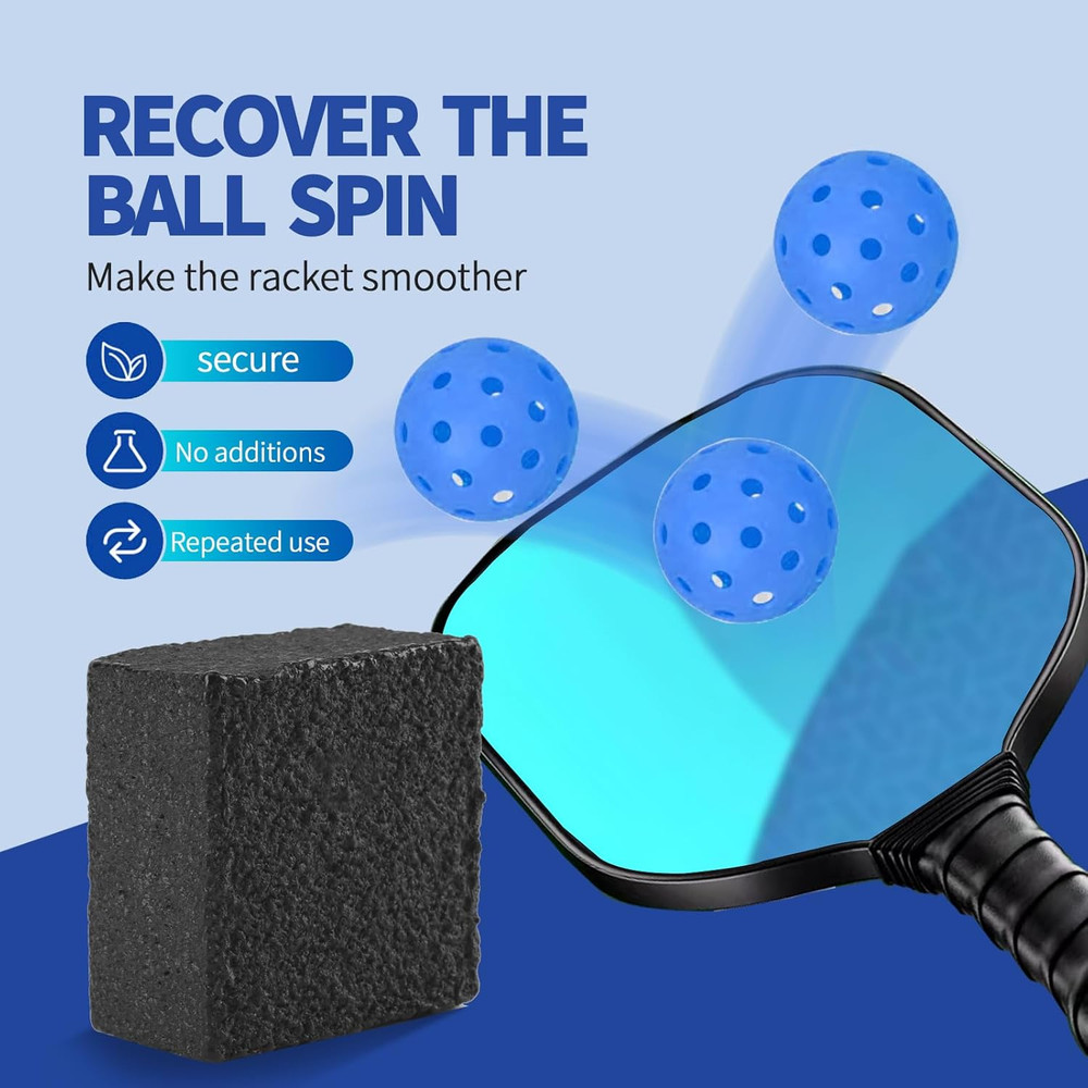 2PCS Pickleball Paddle Eraser, Carbon Cleaner, Quick & Effective Pickleball Acce