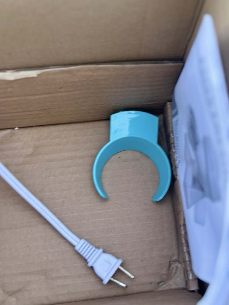 Nostalgia Electric Snow Cone Maker White Blue