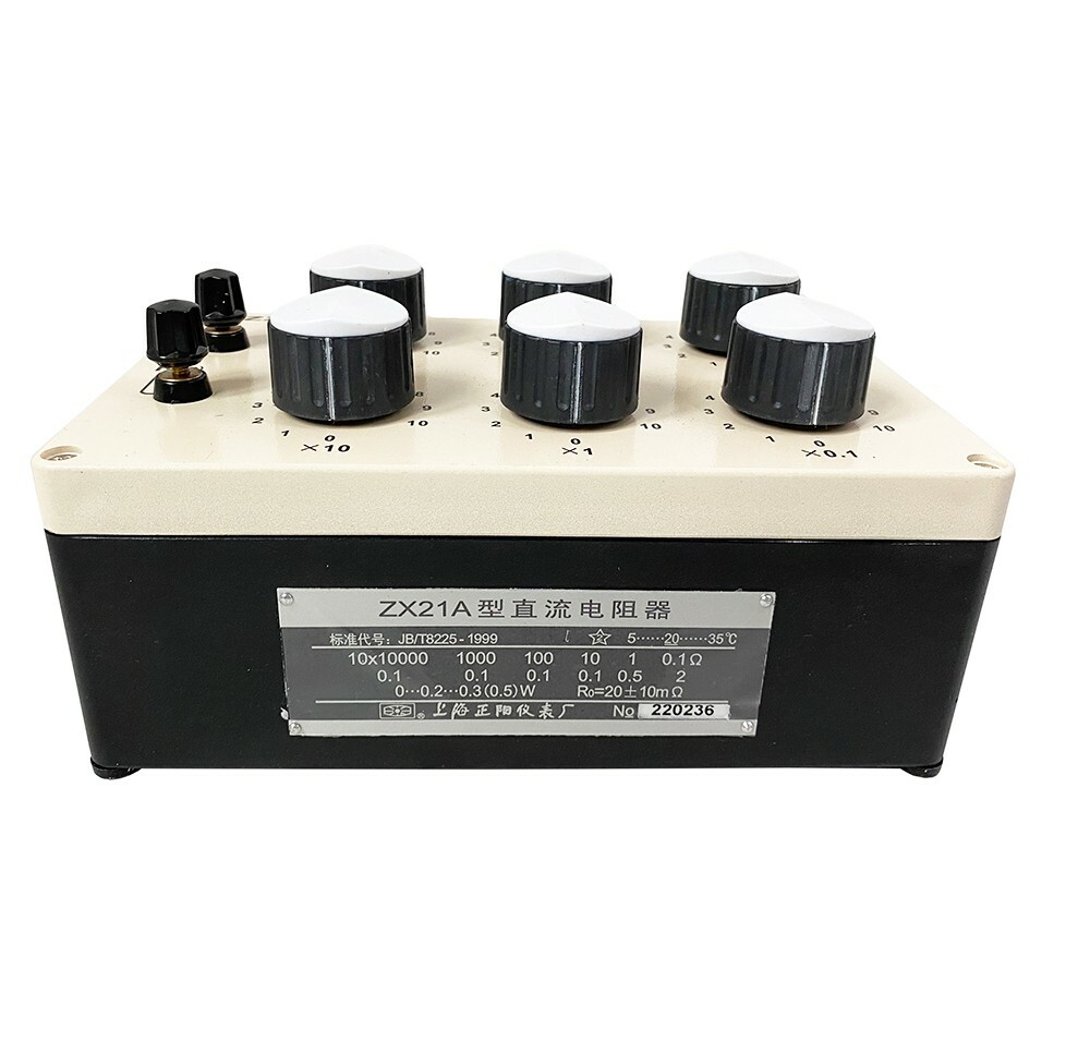 Precision Adjustable DC Resistance Box Resistor DC Decade Resistance Box