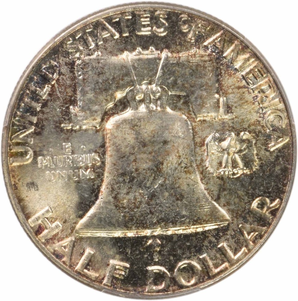 1953 Franklin Silver Half Dollar MS65FBL PCGS
