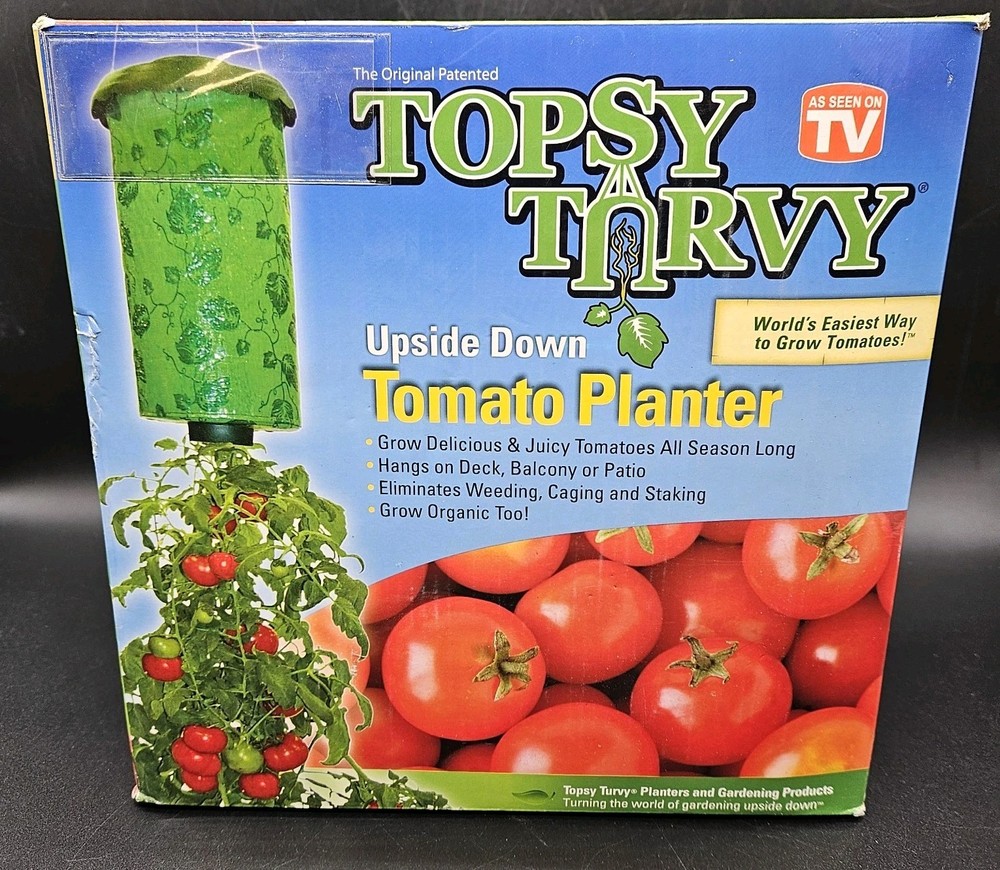 Topsy Turvy Upside Down Hanging Vegetable Growing System