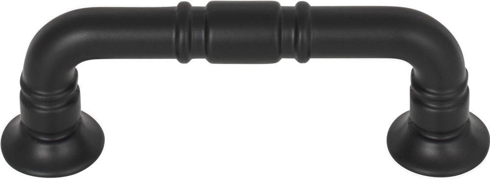 Top Knobs TK1001BLK Kent Pull 3" (c-c) Flat Black