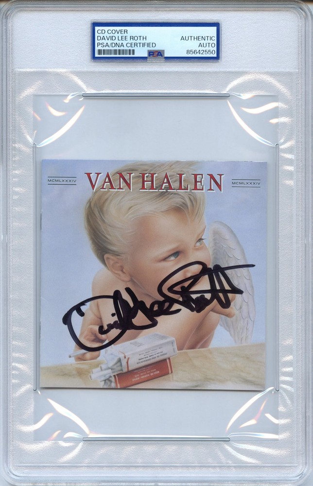 David Lee Roth Signed Autographed CD Cover “1984” Van Halen PSA/DNA Auth