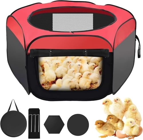 Chicken Brooder Box for Chick Starter Kit， 2026 Upgrade Double Door Chick