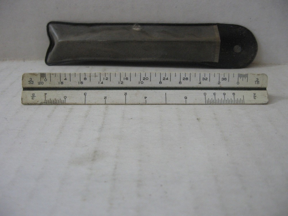 Vintage Pickett 242A Drafting Scale Civil Architecture Engineer