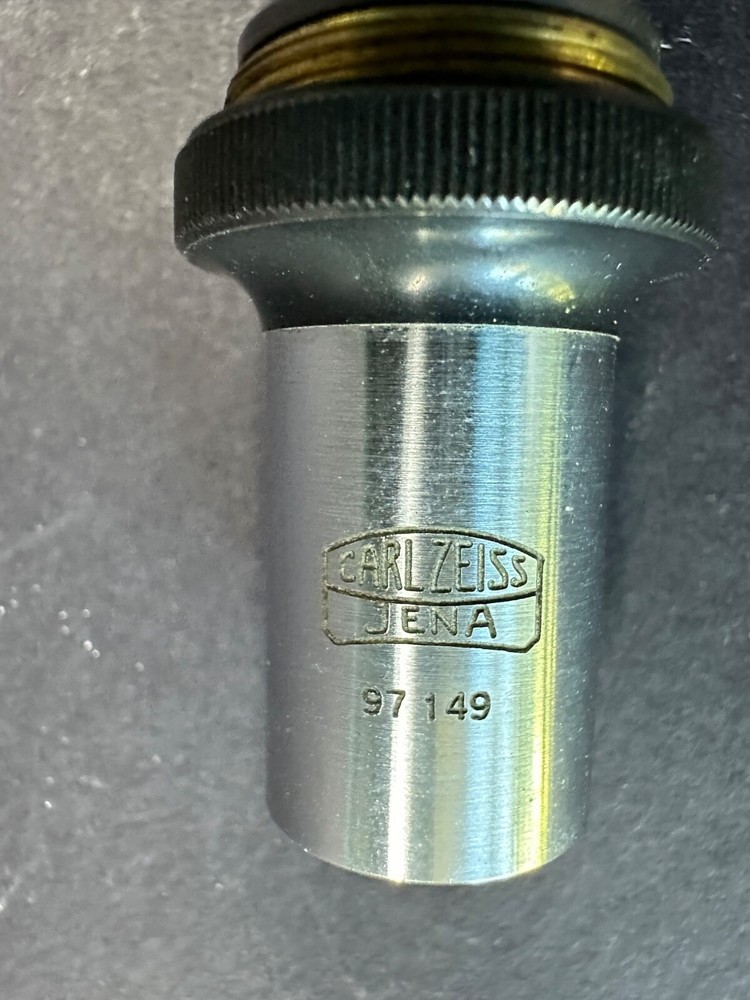 Vintage Carl Zeiss Jena Microscope Objective X40