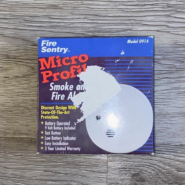 Fire Sentry Micro Profile Smoke & Fire Alarm Model #0914 New