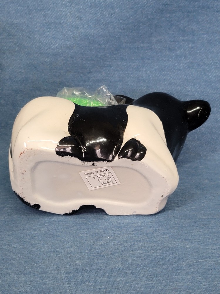 Ceramic cow Cleaning Pad Holder