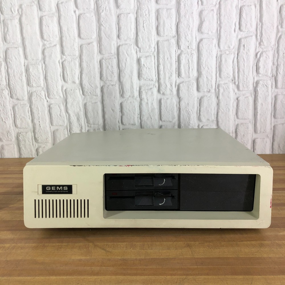 GEMS XT/PC IBM Clone Computer w/Drives & Cards (Powers On) for Restore