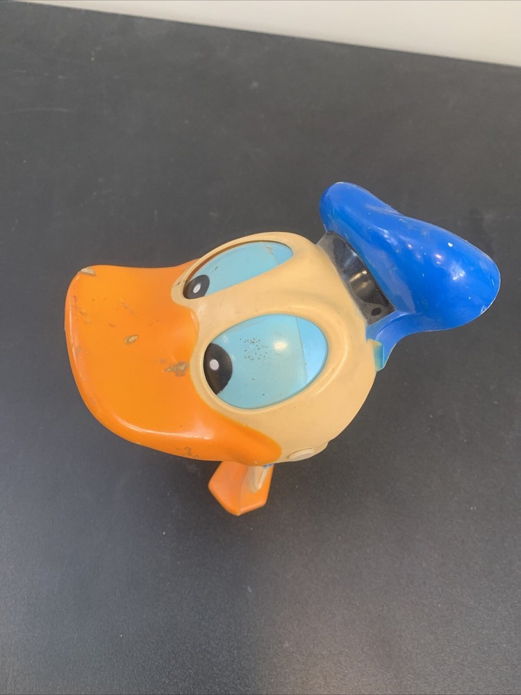 Vintage 1976 Donald Duck Chatter Chum 7" w/ Pull String Mattel No Noise