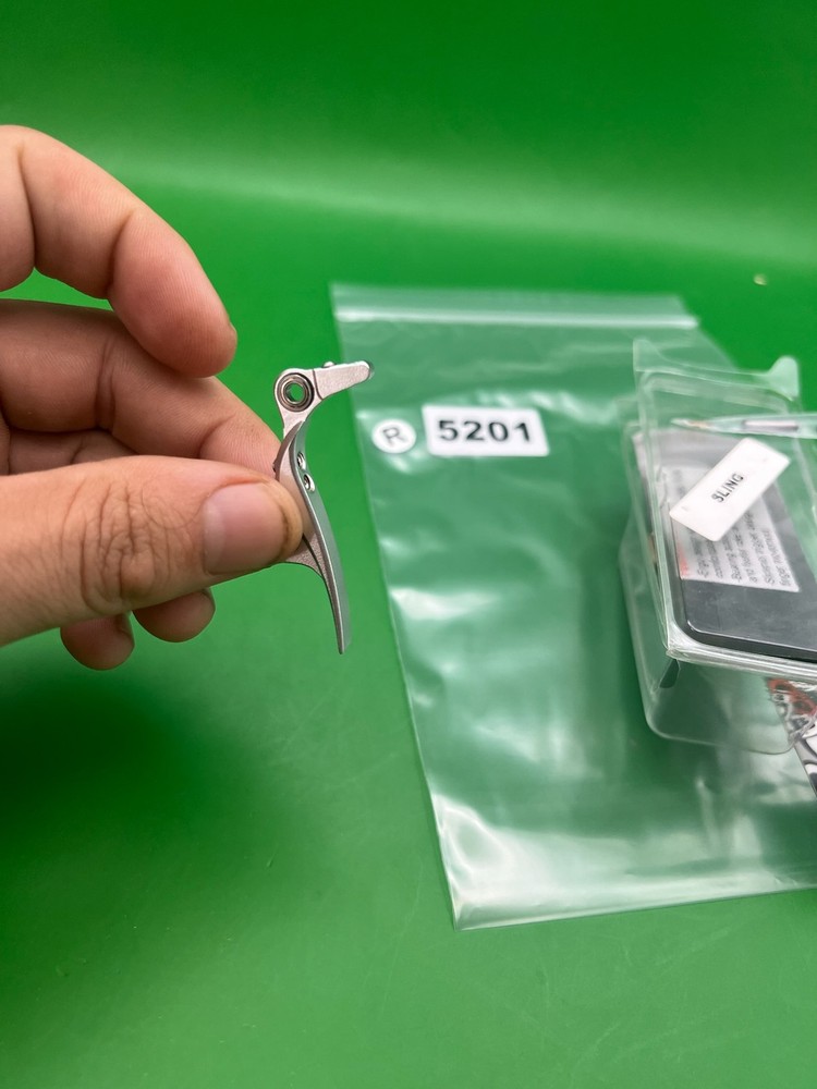 Custom Products Ego Trigger Silver Proto PMR