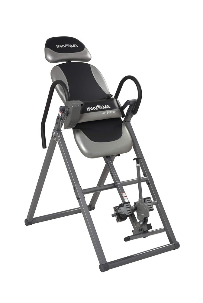 Innova ITX9900 Inversion Table with Air Lumbar Support, Black/Gray