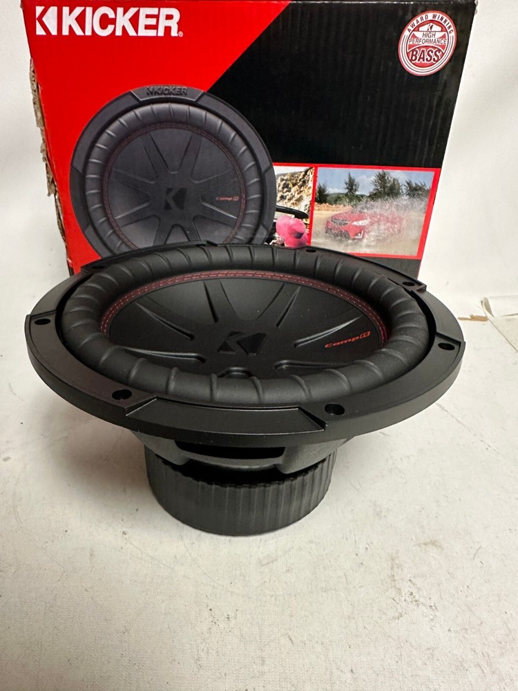 KICKER 48CWR104 CompR 10" Subwoofer, DVC, 4-ohm - EACH