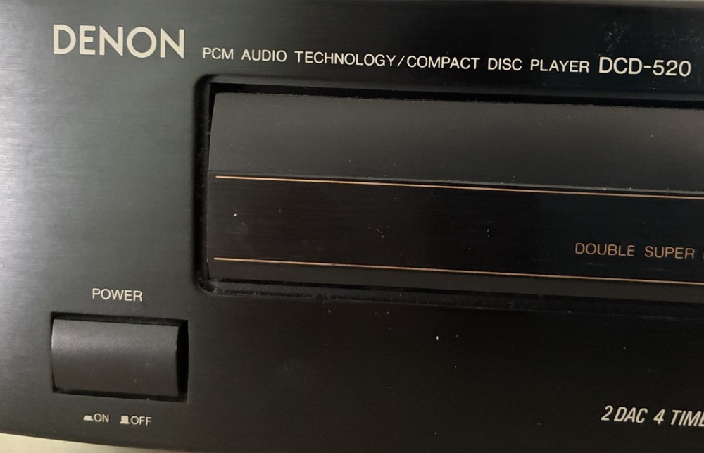 Denon DCD-520 PCM CD Player Digital Audio Untested Powers On No Remote