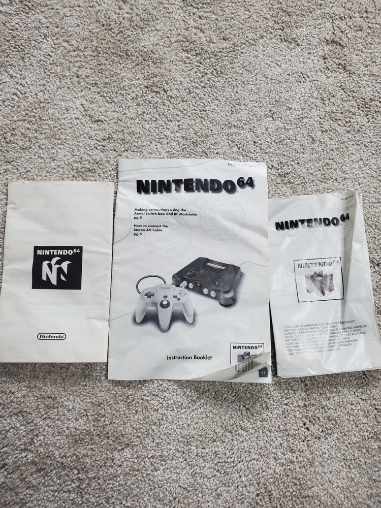 Nintendo 64 Console (PAL Version) With Box