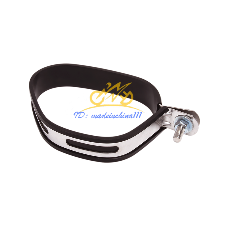 Universal Exhaust Clamp Motorcycle Pipe Muffler Hanger Strap Mounting Bracket