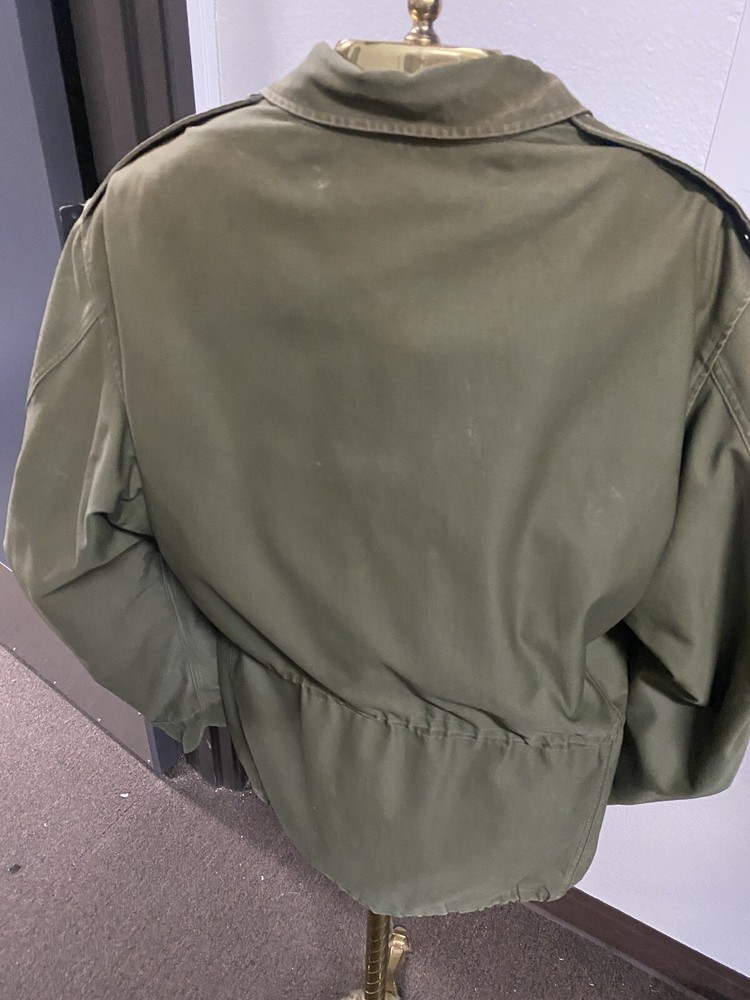 M-1950 Fishtail Field Jacket Medium Korean War W/ Button Silk & Terry Lining