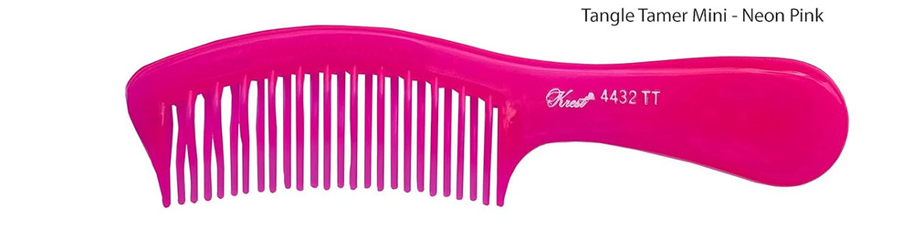 Teal Tangle Tamer Curved Tooth Comb