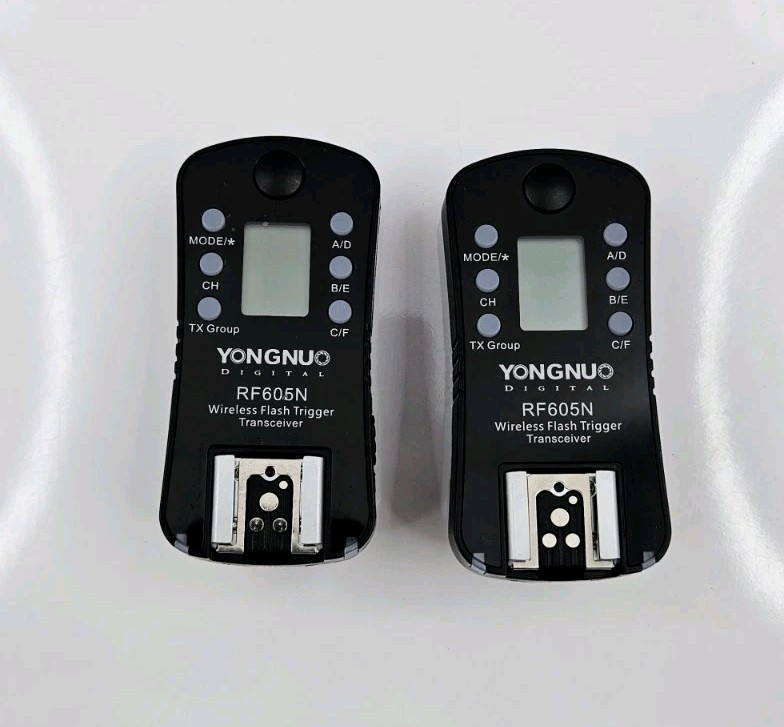 Yongnuo Digital RF605N Wireless Flash Trigger 2 Units
