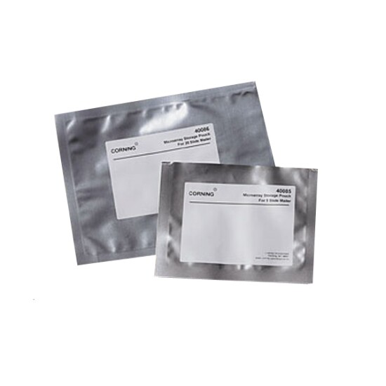 50 Corning® 40085 5-Slide Microarray Plastic Storage Pouch with Marking Label